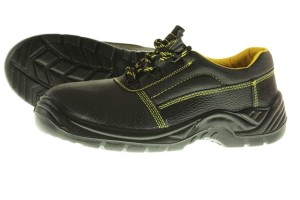 BUTY ROBOCZE półbuty  LEKKIE skórzane Z PODNOSKIEM