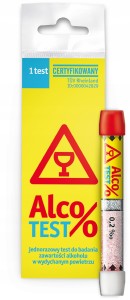 TEST ALKOHOLOWY CERTYFIKOWANY Z ATESTEM ALKOTEST