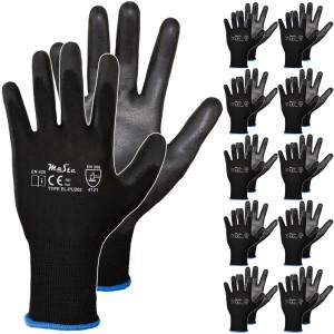 10 par RĘKAWICE ROBOCZE DLA MECHANIKÓW POLIUR