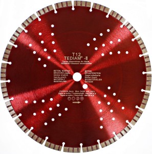TARCZA tarcze DIAMENTOWA T-12 BETON GRANIT 350x2