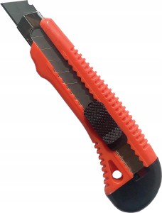 NÓŻ UNIWERSALNY NOŻYK DO TAPET plastikowy OSTRZE