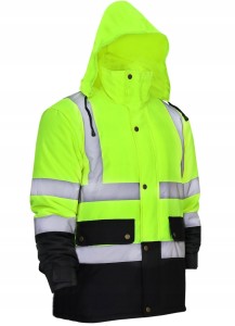 KURTKA ROBOCZA ZIMOWA OCIEPLANA ODBLASKOWA