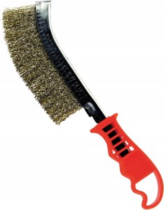 Szczotka druciana mosiężna GERTU 265mm SZCZELINOWA