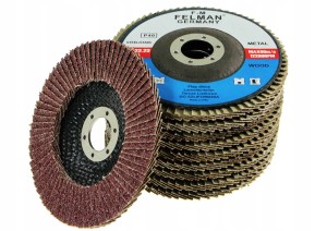 10 sztuk TARCZA LISTKOWA LAMELKA SZLIF 125mm gr 60