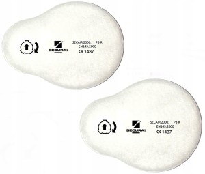 ZAPASOWE FILTRY SECAIR 3000.02 P3 R MASKA SECURA