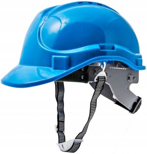 HEŁM KASK OCHRONNY budowlany Z PASKIEM 2 PUNKTOWY