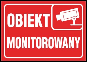 ZNAK Obiekt monitorowany CZERWONY