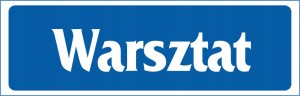 ZNAK informacyjny WARSZTAT