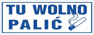 Znak TU WOLNO PALIĆ